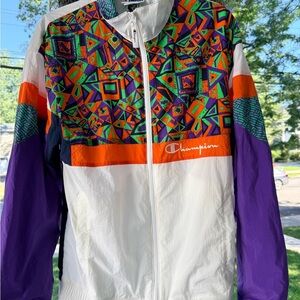 Champion Multicolor Geometric windbreaker